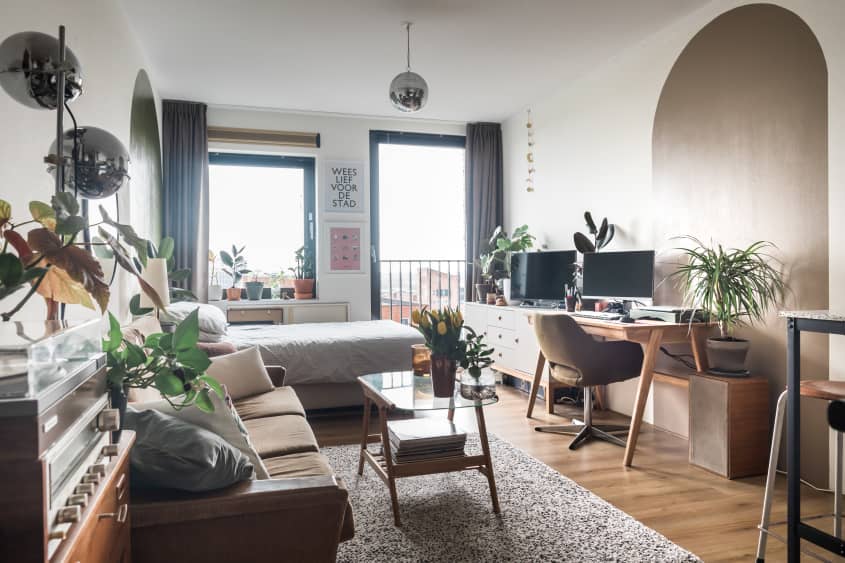 290SquareFoot Amsterdam Studio Apartment Tour Photos Apartment Therapy